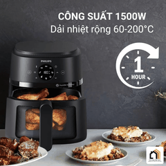 Philips NA220/00 - Nồi Chiên Không Dầu Hiện Đại 2026 tại Vua Nhà Bếp Đức 15