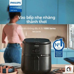 Philips NA120/00 - Nồi Chiên Không Dầu Hiện Đại 2026 tại Vua Nhà Bếp Đức 02