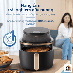 Philips NA332/00 - Nồi Chiên Không Dầu Hiện Đại 2026 tại Vua Nhà Bếp Đức 02