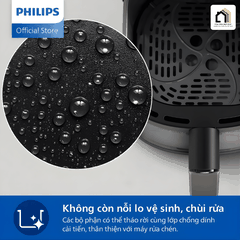 Philips NA332/00 - Nồi Chiên Không Dầu Hiện Đại 2026 tại Vua Nhà Bếp Đức 09