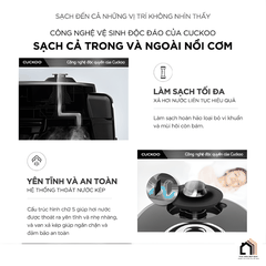 Cuckoo CRP-HUS1000F/BKRDVN - Nồi Cơm Điện Cao Tần Cuckoo tại Vua Nhà Bếp Đức 06