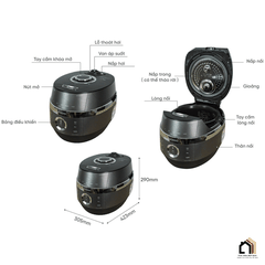 Cuckoo CRP-JHR1060FD 1,8l - Nồi cơm điện cao tần Cuckoo tại Vua Nhà Bếp Đức 12