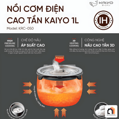 Kaiyo 1L KRC-050 - Nồi cơm điện cao tần Kaiyo tại Vua Nhà Bếp Đức 04