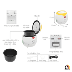 Cuckoo 1.08L CR-0671/VWVNCV - Nồi cơm điện cơ Cuckoo tại Vua Nhà Bếp Đức 14