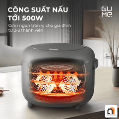 Gume 1,2l GM-RC13 - Nồi cơm điện đá Maifanite Gume tại Vua Nhà Bếp Đức 05