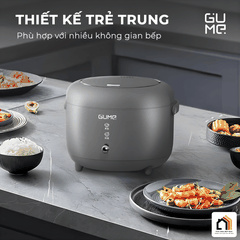 Gume 1,2l GM-RC13 - Nồi cơm điện đá Maifanite Gume tại Vua Nhà Bếp Đức 06