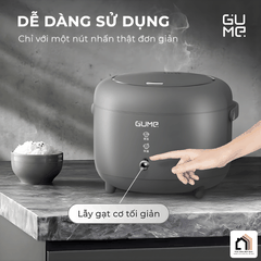 Gume 1,2l GM-RC13 - Nồi cơm điện đá Maifanite Gume tại Vua Nhà Bếp Đức 07
