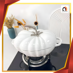 NỒI GANG CÀ CHUA PHỦ MEN GỐM tại Vua Nhà Bếp Đức 01