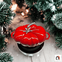 NỒI GANG CÀ CHUA PHỦ MEN GỐM tại Vua Nhà Bếp Đức 08