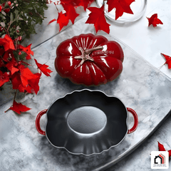 NỒI GANG CÀ CHUA PHỦ MEN GỐM tại Vua Nhà Bếp Đức 04