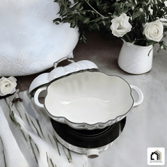 NỒI GANG CÀ CHUA PHỦ MEN GỐM tại Vua Nhà Bếp Đức 05