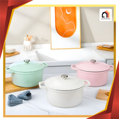 NỒI GANG TRÁNG MEN CAO CẤP CIWETE - PASTEL 2026 tại Vua Nhà Bếp Đức 01