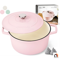 NỒI GANG TRÁNG MEN CAO CẤP CIWETE - PASTEL 2026 tại Vua Nhà Bếp Đức 04