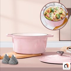 NỒI GANG TRÁNG MEN CAO CẤP CIWETE - PASTEL 2026 tại Vua Nhà Bếp Đức 05