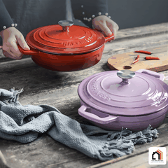 Nồi Gang Tráng Men Happiness Size 23cm tại Vua Nhà Bếp Đức 03