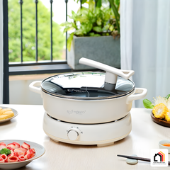 Nồi lẩu điện 2 ngăn Kaiyo size 6L (mã KHP-064) tại Vua Nhà Bếp Đức 04