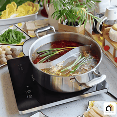 NỒI LẨU 2 NGĂN CHOCKMEN 30CM tại Vua Nhà Bếp Đức 06