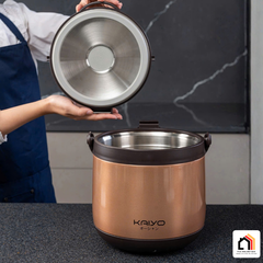 Nồi ủ chân không Kaiyo Nhật Bản 2026 tại Vua Nhà Bếp Đức 10