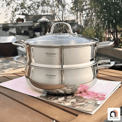 Nồi xửng 2 tầng inox Chockmen tại Vua Nhà Bếp Đức 07