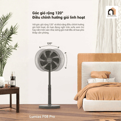 Quạt cây Lumias F08 Pro 28W chính hãng – 7 cấp gió tại Vua Nhà Bếp Đức 03