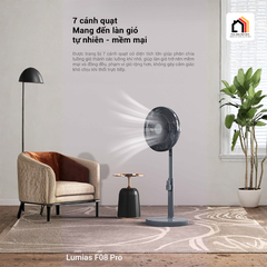 Quạt cây Lumias F08 Pro 28W chính hãng – 7 cấp gió tại Vua Nhà Bếp Đức 02