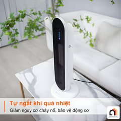 Lumias H08 Pro - Quạt tháp sưởi gốm thế hệ mới 2026 tại Vua Nhà Bếp Đức 07