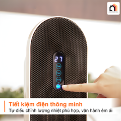 Lumias H08 Pro - Quạt tháp sưởi gốm thế hệ mới 2026 tại Vua Nhà Bếp Đức 08