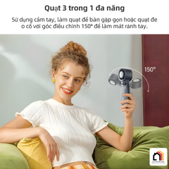 Quạt cầm tay Mini JF168 tại Vua Nhà Bếp Đức 06
