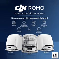 DJI ROMO - Robot Hút Bụi Lau Nhà DJI 2026 tại Vua Nhà Bếp Đức 02