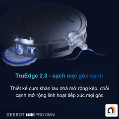 Ecovacs Deebot T50 Pro Omni - Robot hút bụi lau nhà 2026 tại Vua Nhà Bếp Đức 06