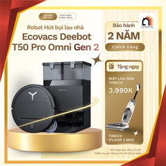 Ecovacs Deebot T50 Pro Omni Gen 2 - Robot hút bụi lau nhà 2026 tại Vua Nhà Bếp Đức 01