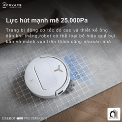 Ecovacs Deebot T50 Pro Omni Gen 3 - Robot Hút Bụi Lau Nhà 2026 tại Vua Nhà Bếp Đức 07