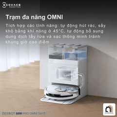Ecovacs Deebot T50 Pro Omni Gen 3 - Robot Hút Bụi Lau Nhà 2026 tại Vua Nhà Bếp Đức 08