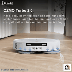 Ecovacs Deebot T50 Pro Omni Gen 3 - Robot Hút Bụi Lau Nhà 2026 tại Vua Nhà Bếp Đức 09