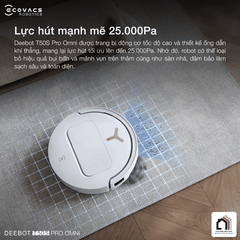 Ecovacs Deebot T50S Pro Omni - Robot Hút Bụi Lau Nhà 2026 01