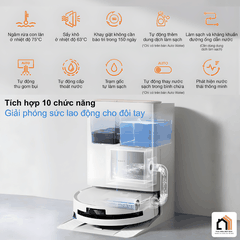 Ecovacs Deebot T80S Omni - Robot hút bụi lau nhà 2026 tại Vua Nhà Bếp Đức 20