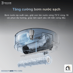 Ecovacs Deebot T90 Pro Omni - Robot hút bụi lau nhà 2026 tại Vua Nhà Bếp Đức 14