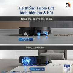 ảnh sản phẩm Robot hút bụi lau nhà Ecovacs Deebot X11 OmniCyclone
