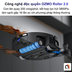 Robot hút bụi lau nhà Ecovacs Deebot X11 Pro Omni tại Vua Nhà Bếp Đức - 11