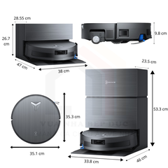 Robot hút bụi lau nhà Ecovacs Deebot X11 Pro Omni tại Vua Nhà Bếp Đức - 14