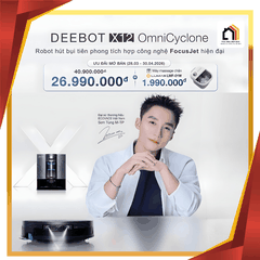 Ecovacs Deebot X12 OmniCyclone - Robot Hút Bụi Lau Nhà 2026 tại Vua Nhà Bếp Đức 01