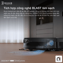 Ecovacs Deebot X12 OmniCyclone - Robot Hút Bụi Lau Nhà 2026 tại Vua Nhà Bếp Đức 08