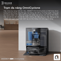 Ecovacs Deebot X12 OmniCyclone - Robot Hút Bụi Lau Nhà 2026 tại Vua Nhà Bếp Đức 11