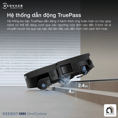 Ecovacs Deebot X12 OmniCyclone - Robot Hút Bụi Lau Nhà 2026 tại Vua Nhà Bếp Đức 15