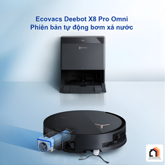 Ecovacs Deebot X8 Pro Omni - Robot hút bụi lau nhà 2026 tại Vua Nhà Bếp Đức 09