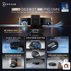 Ecovacs Deebot X9 Pro Omni - Robot hút bụi lau nhà 2026 tại Vua Nhà Bếp Đức 08