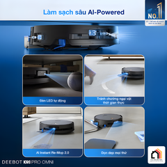 Ecovacs Deebot X9 Pro Omni - Robot hút bụi lau nhà 2026 tại Vua Nhà Bếp Đức 13