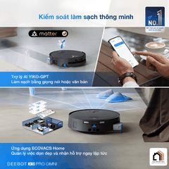 Ecovacs Deebot X9 Pro Omni - Robot hút bụi lau nhà 2026 tại Vua Nhà Bếp Đức 02