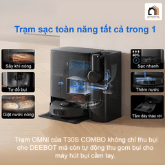 Ecovacs T30S Combo - Robot Hút Bụi Lau Nhà 2026 tại Vua Nhà Bếp Đức 04