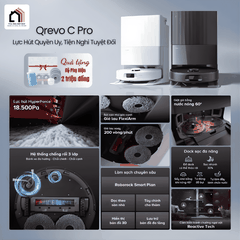 Roborock Qrevo C Pro - Robot hút bụi lau nhà 2026 tại Vua Nhà Bếp Đức 02